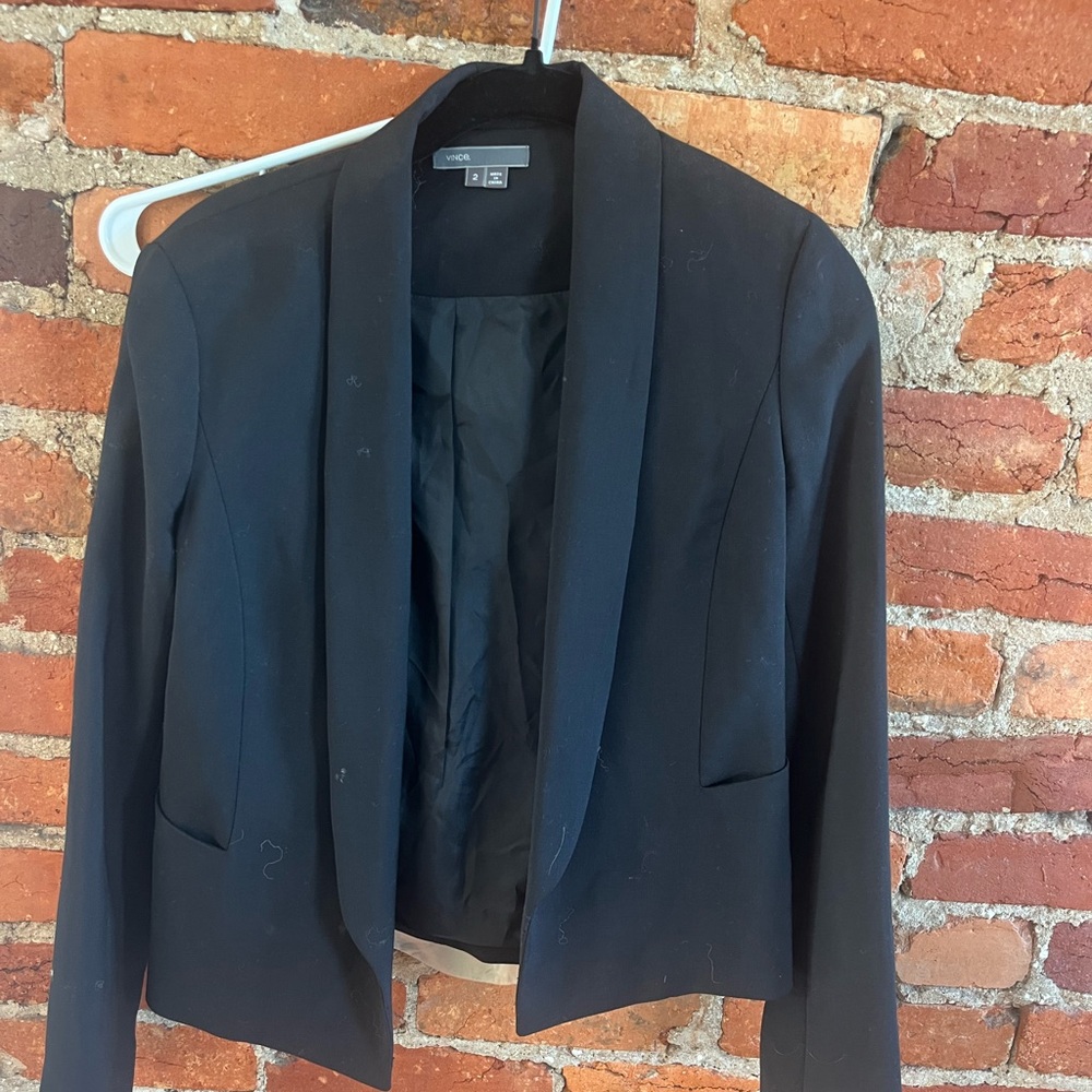 Vince black blazer size 2